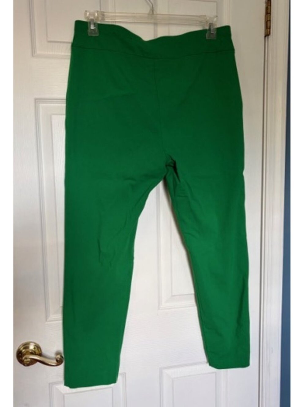 2/$25! INC Bright Green Pull-On Straight Leg Pants - Picture 2 of 4